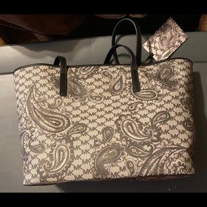 BNWT Michael Kors Emory Paisley Tote